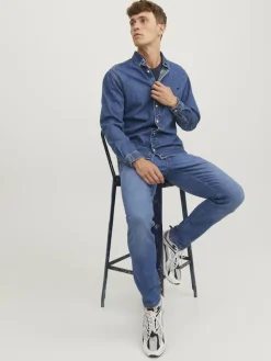 Jack & Jones Jeans|Big Boys*JJIGLENN JJORIGINAL SQ 223 NOOS Blue Denim