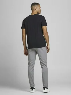 Jack & Jones Hosen*JJIWILL JJPHIL NOR LGM Light Grey Melange