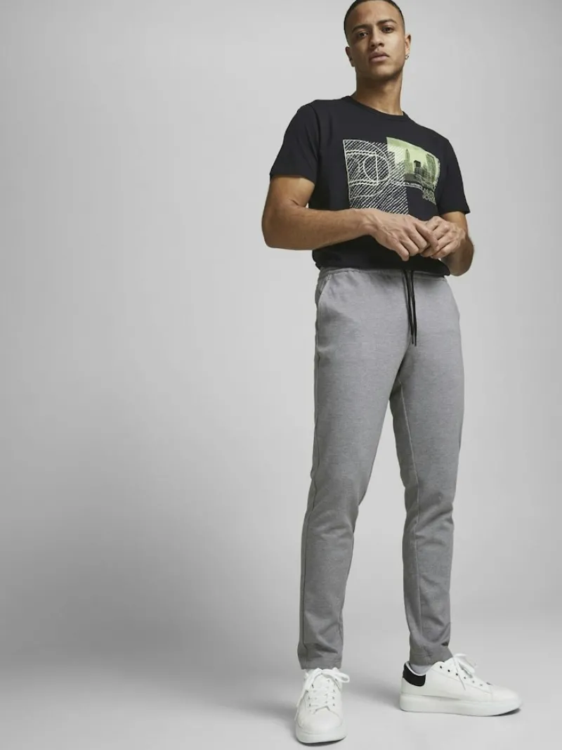 Jack & Jones Hosen*JJIWILL JJPHIL NOR LGM Light Grey Melange