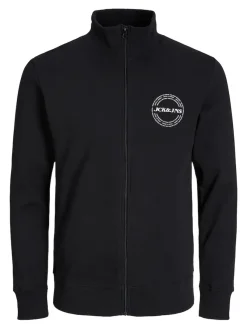 Jack & Jones Pullover & Sweatshirts*JJJAKE SWEAT ZIP HIGH NECK Black