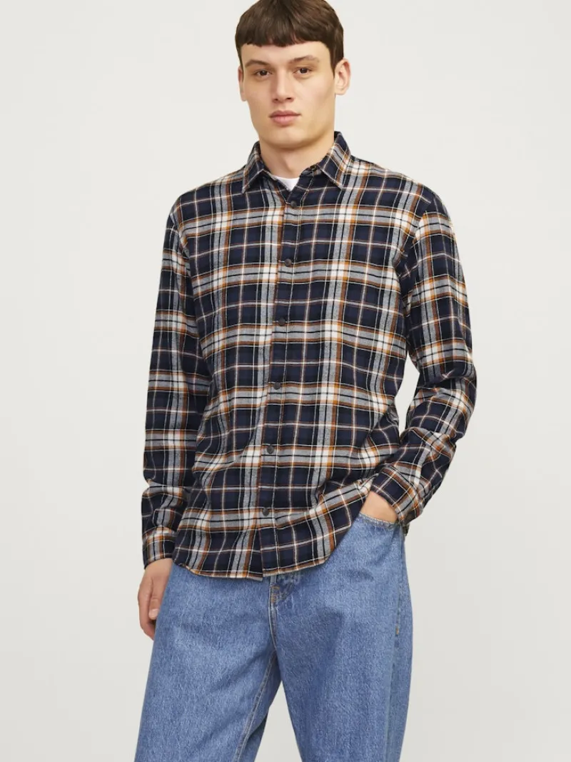Jack & Jones Hemden*JJJOSHUA FALL FLANNEL SHIRT LS hawaiian sunset