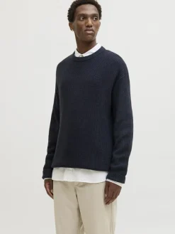 Jack & Jones Pullover & Sweatshirts*JJKAITO KNIT CREW NECK BF Sky Captain