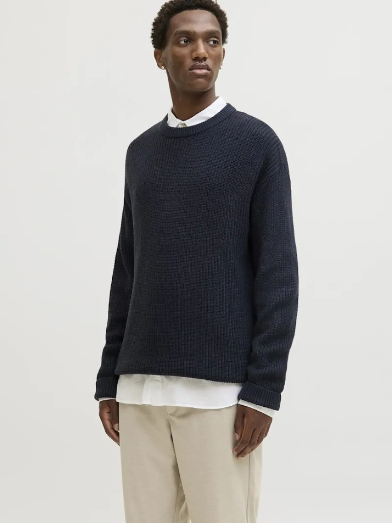 Jack & Jones Pullover & Sweatshirts*JJKAITO KNIT CREW NECK BF Sky Captain