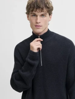 Jack & Jones Pullover & Sweatshirts*JJKAITO KNIT HALF ZIP BF Sky Captain