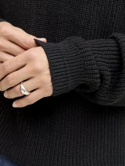 Jack & Jones Pullover & Sweatshirts*JJKAITO KNIT HALF ZIP BF Black