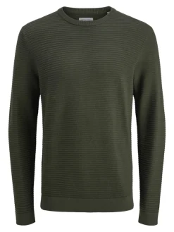 Jack & Jones Pullover & Sweatshirts*JJOTTO KNIT CREW NECK AW25 SN duffel bag