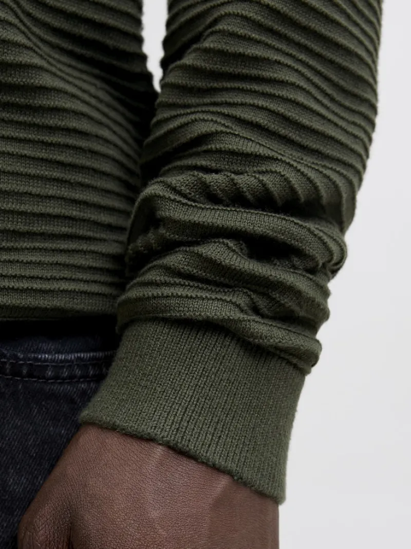 Jack & Jones Pullover & Sweatshirts*JJOTTO KNIT CREW NECK AW25 SN duffel bag