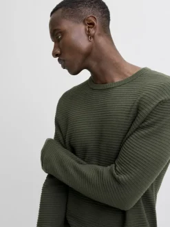 Jack & Jones Pullover & Sweatshirts*JJOTTO KNIT CREW NECK AW25 SN duffel bag