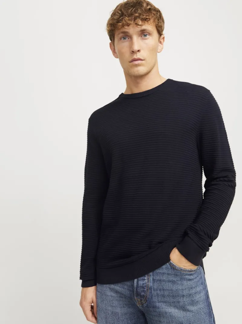 Jack & Jones Pullover & Sweatshirts*JJOTTO KNIT CREW NECK LN Sky Captain