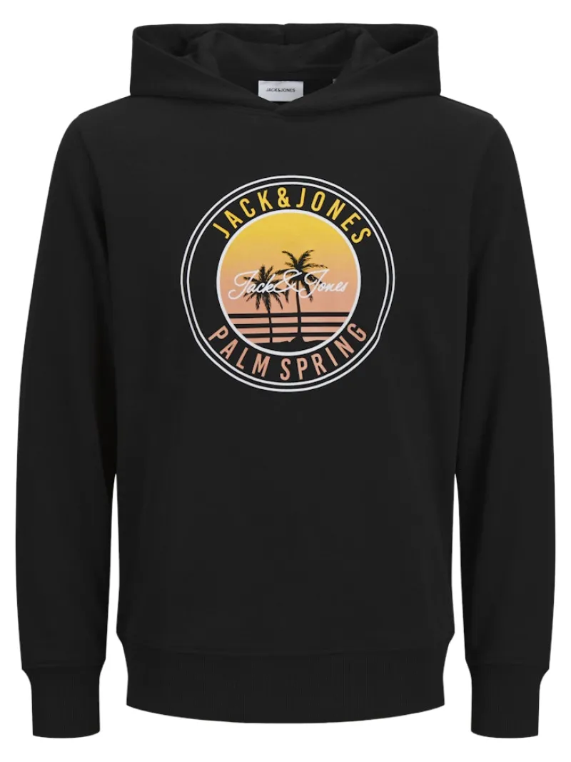 Jack & Jones Pullover & Sweatshirts*JJPALM SWEAT HOOD Black