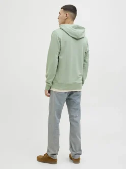 Jack & Jones Pullover & Sweatshirts*JJPALM SWEAT HOOD iceberg green