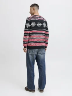 Jack & Jones Pullover & Sweatshirts*JJXMAS NOEL KNIT CREW NECK Sky Captain