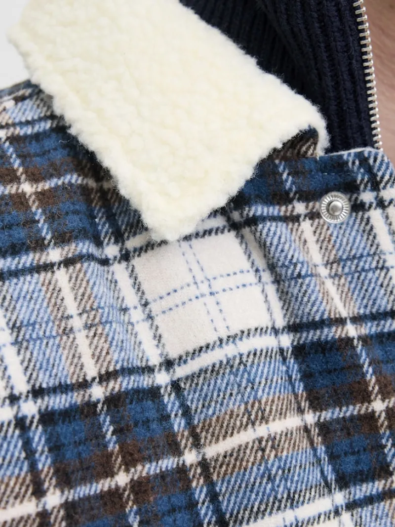 Jack & Jones Hemden*JJZAC TEDDY OVERSHIRT LS Cloud Dancer