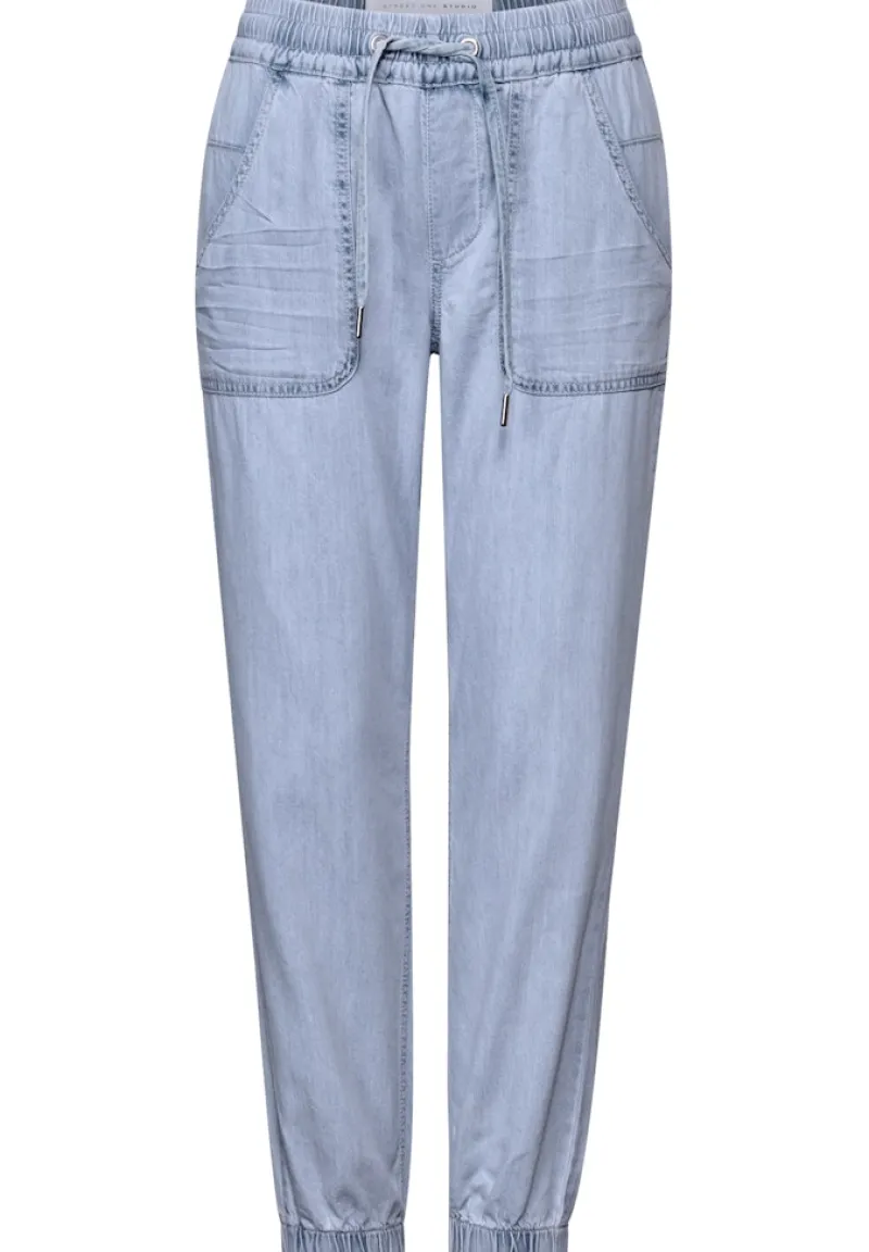 STREET ONE STUDIO Jeans*Jogg Jeans im Casual Fit ultra bleach soft wash