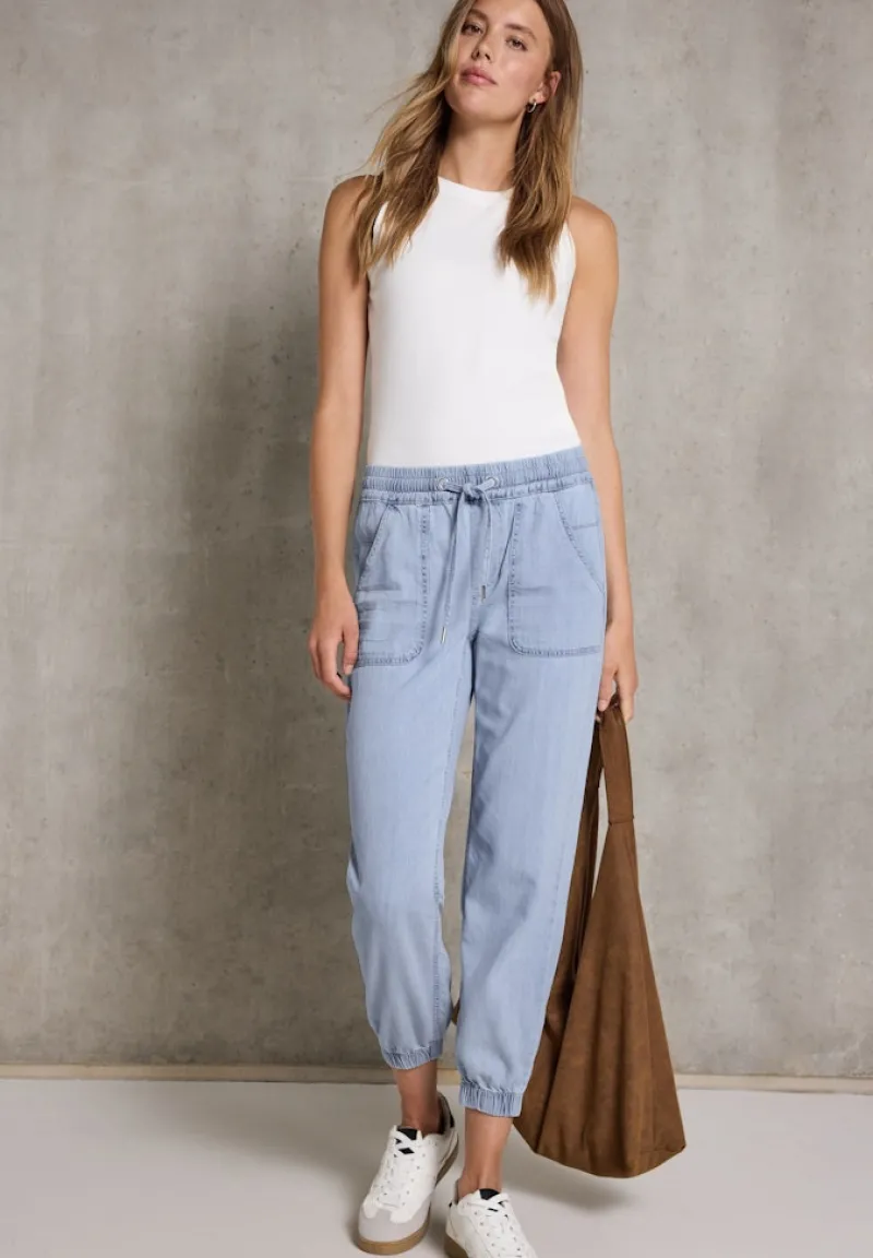 STREET ONE STUDIO Jeans*Jogg Jeans im Casual Fit ultra bleach soft wash