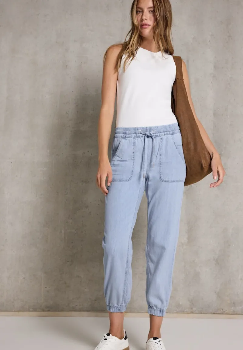STREET ONE STUDIO Jeans*Jogg Jeans im Casual Fit ultra bleach soft wash