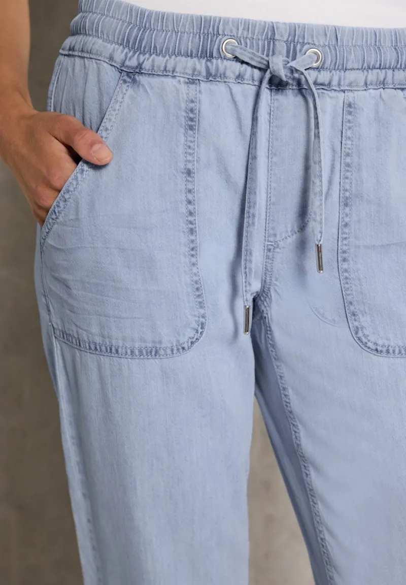 STREET ONE STUDIO Jeans*Jogg Jeans im Casual Fit ultra bleach soft wash