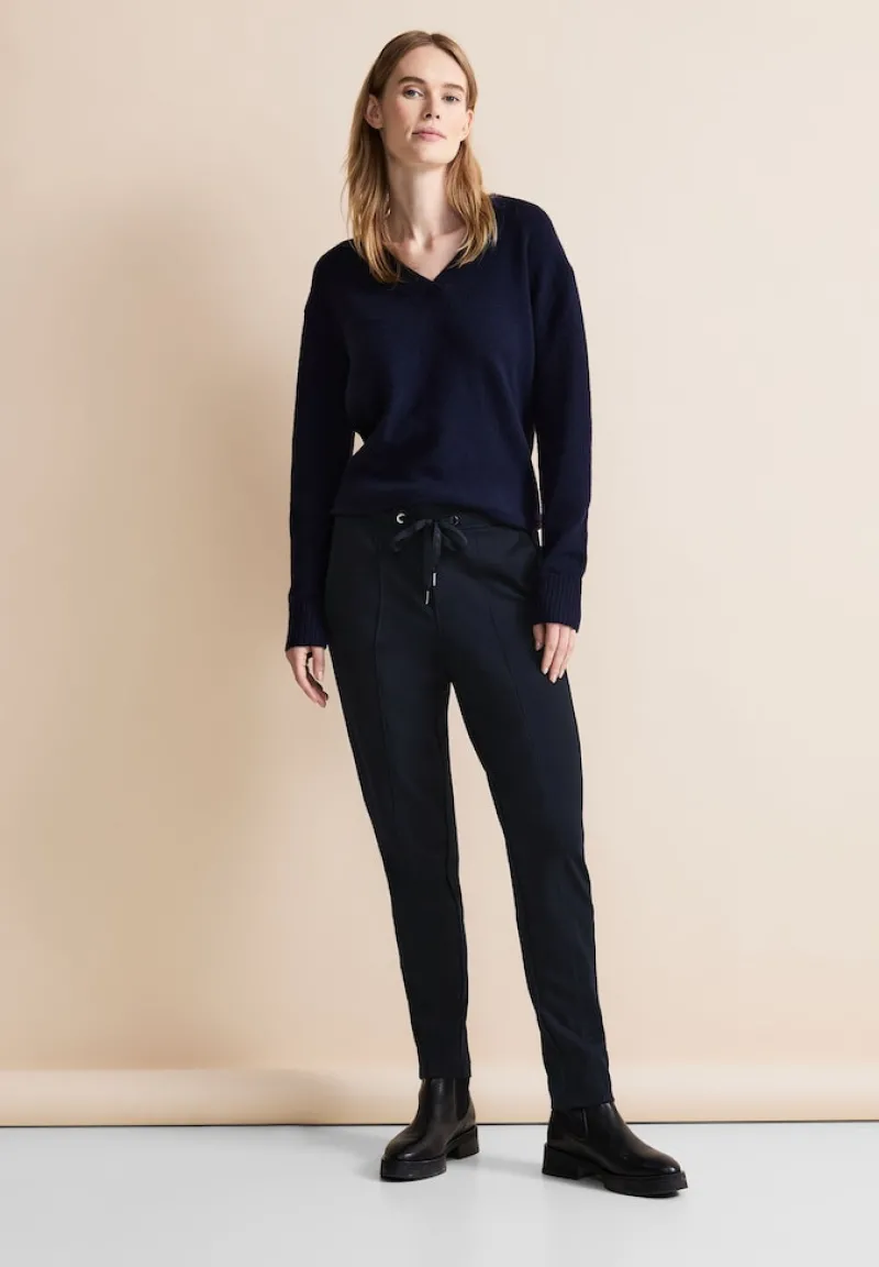 Street One Hosen*Joggpants Hose Loose Fit deep blue