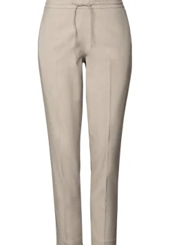 STREET ONE STUDIO Hosen*Joggpants im Melange-Look sheer beige mel.