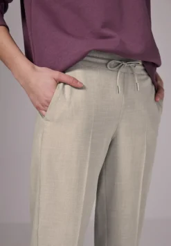 STREET ONE STUDIO Hosen*Joggpants im Melange-Look sheer beige mel.