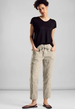 Street One Hosen*Joggpants Leinenhose touch of sand