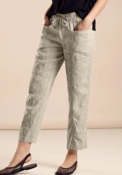 Street One Hosen*Joggpants Leinenhose touch of sand