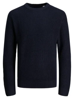 Jack & Jones Pullover & Sweatshirts*JORBRINK KNIT CREW NECK Navy Blazer