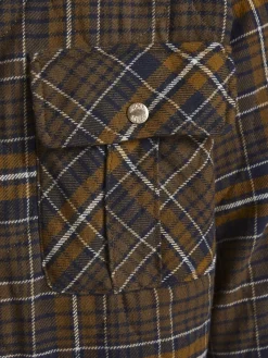 Jack & Jones Hemden*JORJAMES QUILTED OVERSHIRT LS LN Desert Palm