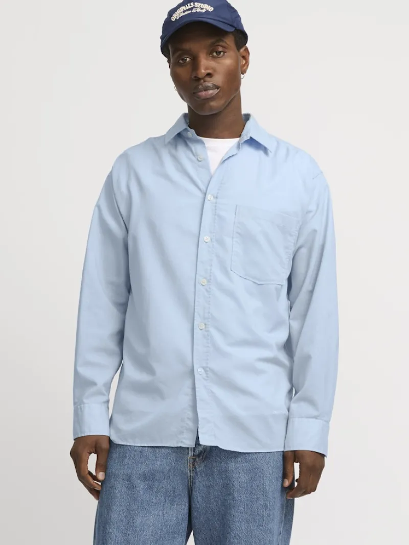 Jack & Jones Hemden*JORMARGATE OXFORD SHIRT LS BF LN Cashmere Blue