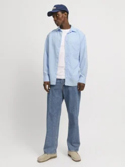 Jack & Jones Hemden*JORMARGATE OXFORD SHIRT LS BF LN Cashmere Blue