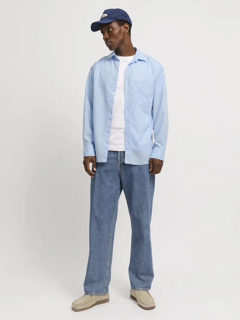 Jack & Jones Hemden*JORMARGATE OXFORD SHIRT LS BF LN Cashmere Blue