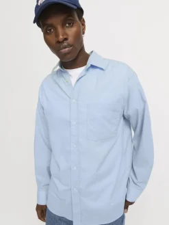 Jack & Jones Hemden*JORMARGATE OXFORD SHIRT LS BF LN Cashmere Blue