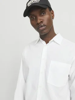 Jack & Jones Hemden*JORMARGATE OXFORD SHIRT LS BF LN white