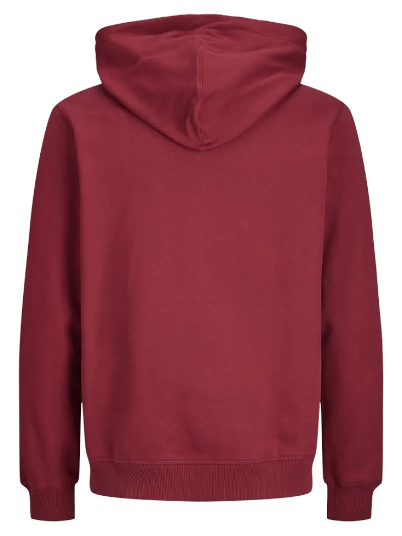 Jack & Jones Pullover & Sweatshirts*JORNORREBRO EMB SWEAT ZIP HOOD NOOS tibetan red