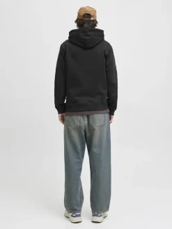 Jack & Jones Pullover & Sweatshirts*JORNORREBRO EMB SWEAT ZIP HOOD NOOS Black