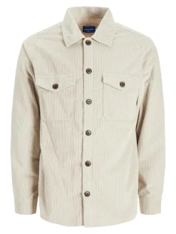 Jack & Jones Hemden*JOROLLIE CORDUROY WOODSIDE OVERSHIRT LN moonbeam