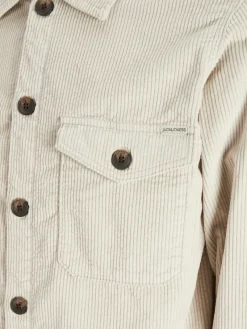Jack & Jones Hemden*JOROLLIE CORDUROY WOODSIDE OVERSHIRT LN moonbeam