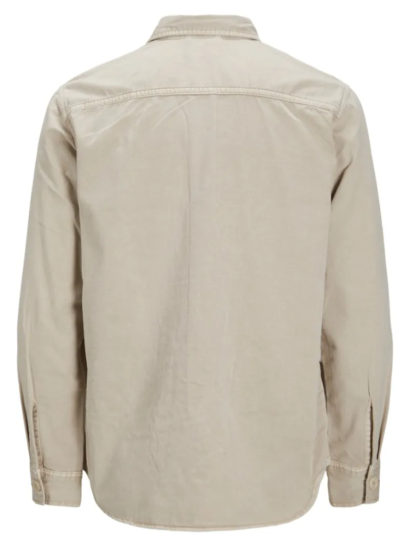 Jack & Jones Hemden*JORPHLAKE OVERDYED SHIRT LS Peyote