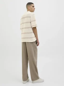 Jack & Jones Shirts*JORSUMMER KNIT SS POLO STYD SS25 sea salt