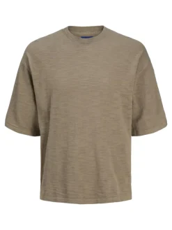 Jack & Jones Shirts*JORTAVIRA KNIT TEE Silver Sage
