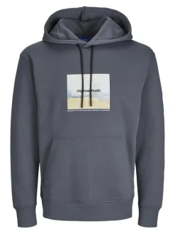 Jack & Jones Pullover & Sweatshirts*JORVESTERBRO NEWTON BOXFRONT SWEAT BF LN Iron Gate