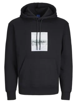 Jack & Jones Pullover & Sweatshirts*JORVESTERBRO NEWTON BOXFRONT SWEAT BF LN Black