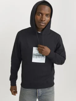 Jack & Jones Pullover & Sweatshirts*JORVESTERBRO NEWTON BOXFRONT SWEAT BF LN Black