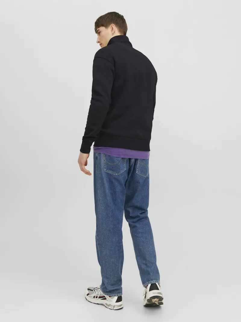 Jack & Jones Pullover & Sweatshirts*JORVESTERBRO SWEAT QUARTER ZIP HN NOOS Black