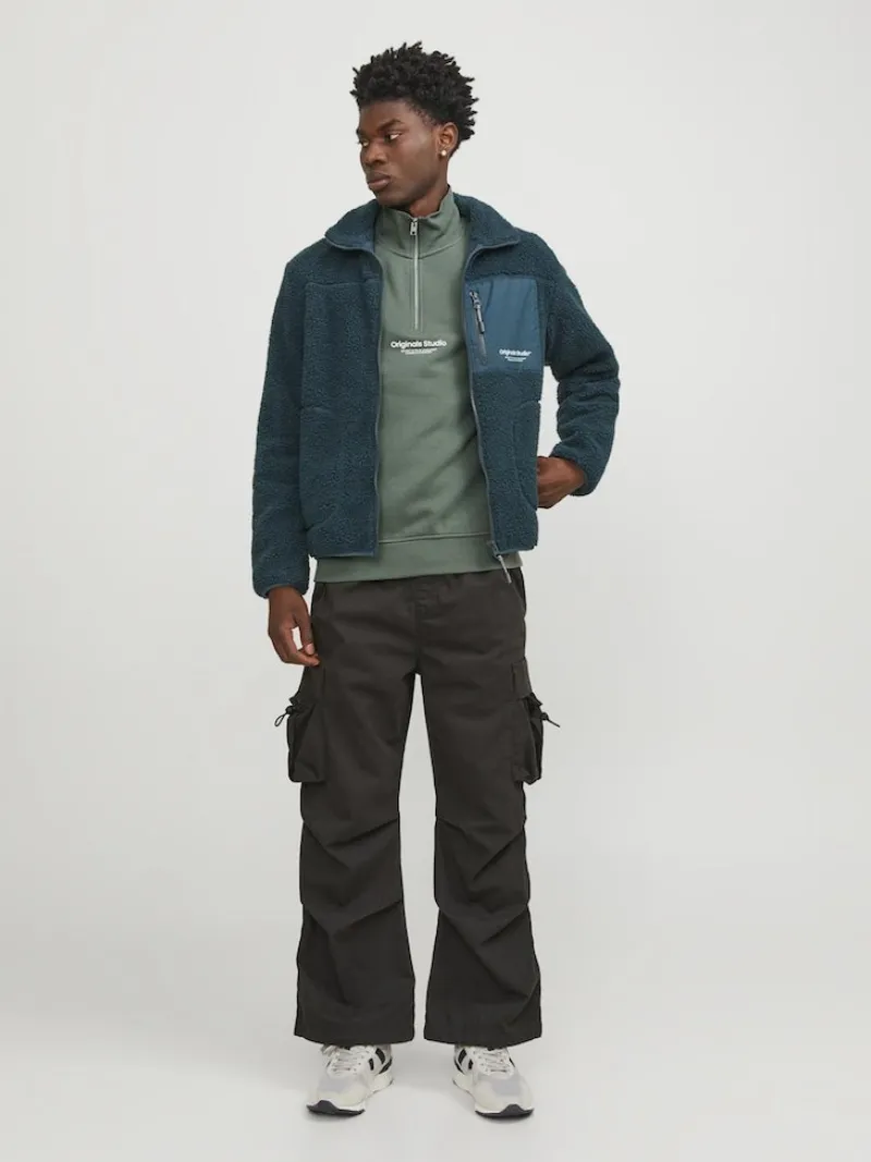 Jack & Jones Pullover & Sweatshirts*JORVESTERBRO SWEAT QUARTER ZIP HN NOOS Laurel Wreath