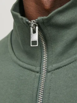 Jack & Jones Pullover & Sweatshirts*JORVESTERBRO SWEAT QUARTER ZIP HN NOOS Laurel Wreath