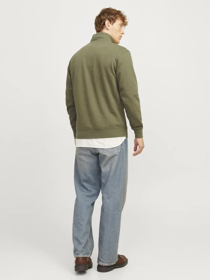 Jack & Jones Pullover & Sweatshirts*JORVESTERBRO SWEAT QUARTER ZIP HN NOOS Kalamata