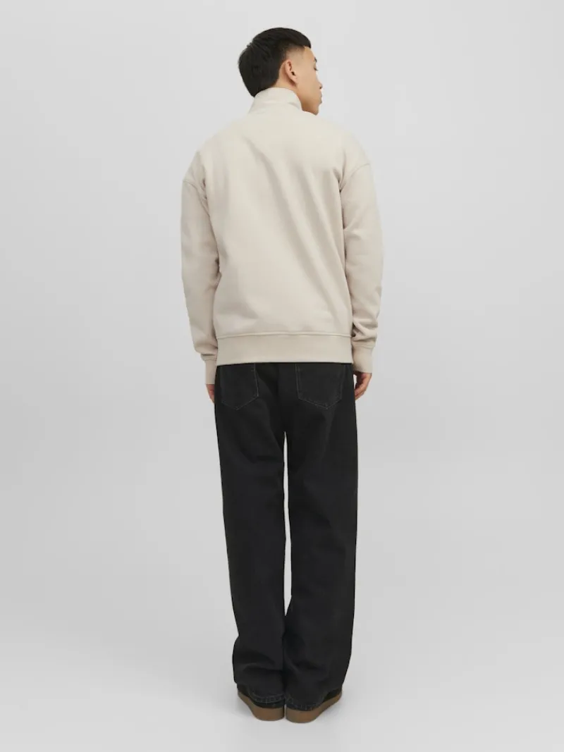 Jack & Jones Pullover & Sweatshirts*JORVESTERBRO SWEAT QUARTER ZIP HN NOOS moonbeam