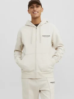 Jack & Jones Pullover & Sweatshirts*JORVESTERBRO SWEAT ZIP HOOD NOOS moonbeam