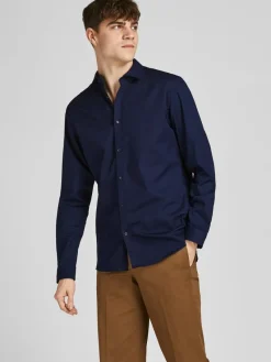 Jack & Jones Hemden*JPRBLACARDIFF SHIRT L/S NOOS Navy Blazer